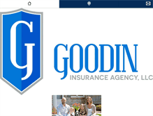 Tablet Screenshot of goodininsuranceagency.com